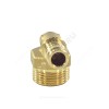 Угольник для PE-X латунь Дн 20х3/4" НР РОС