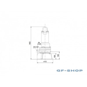 Насос канализационный Grundfos APG.50.65.3