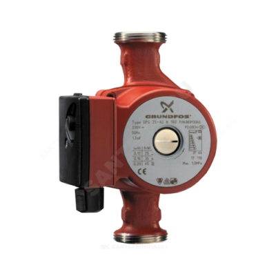Насос циркуляционный с мокрым ротором UPS 25-80 N PN10 1х230В/50 Гц Grundfos 95906439