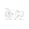 Насос циркуляционный с мокрым ротором UP 20-15 N PN10 1х230В/50 Гц Grundfos 59641500