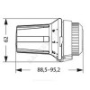 Элемент термостатический RTRW 7080 жид/нап клипс RTR (RA) 8-28oC Danfoss 013G7080