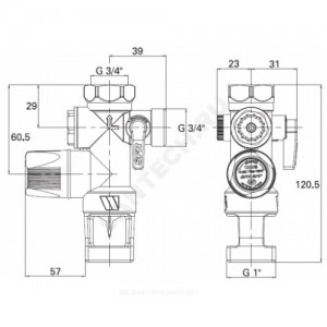 Группа безопасности SFR для бойлера 3/4" 7 бар Watts 10004611 (2252550)