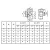 Крестовина PP-H 2-плоскостная серая Дн 110х110х110х87гр б/нап в/к RTP (РосТурПласт) 18299