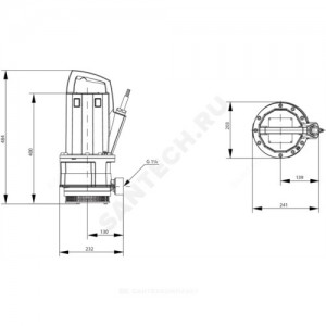 Насос дренажный TMT 32M113/7,5Ci Wilo 2780032