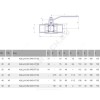 Кран шаровой сталь КШ.Ц.М Ду 40 Ру40 ВР LD КШ.Ц.М.040.040.Н/П.02