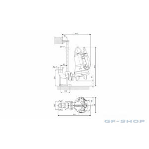 Насос канализационный Grundfos SEG.50.40.E.2.50B